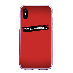 Чехол iPhone XS Max матовый VIVA LA RESISTENCIA