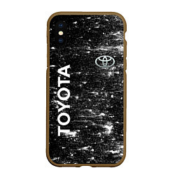 Чехол iPhone XS Max матовый Toyota - Grang