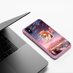 Чехол iPhone XS Max матовый Рафталия Raphtalia, Восхождение Героя Щита, цвет: 3D-розовый — фото 2