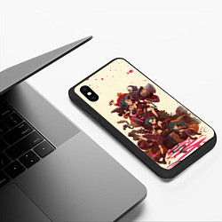 Чехол iPhone XS Max матовый ЛИГА ЛЕГЕНД JINX ARCANE, цвет: 3D-черный — фото 2