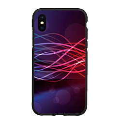 Чехол iPhone XS Max матовый Лучи света Spectrum