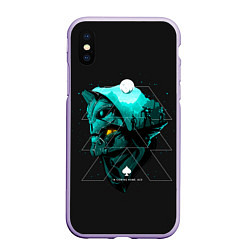 Чехол iPhone XS Max матовый Cayde-6 art