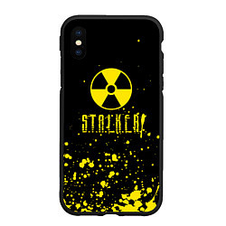 Чехол iPhone XS Max матовый S T A L K E R 2 БРИЗГИ