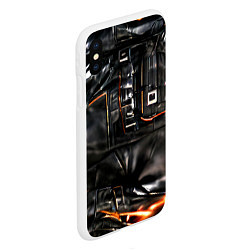 Чехол iPhone XS Max матовый Стиль терминатора, цвет: 3D-белый — фото 2