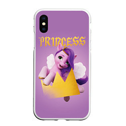 Чехол iPhone XS Max матовый Princess Pipp Petals