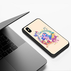 Чехол iPhone XS Max матовый G5 My Little Pony, цвет: 3D-черный — фото 2