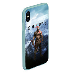 Чехол iPhone XS Max матовый Великий God of War Z, цвет: 3D-мятный — фото 2