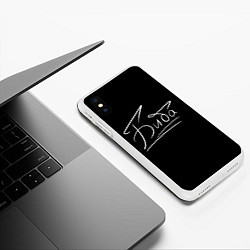 Чехол iPhone XS Max матовый Биба от Belibe, цвет: 3D-белый — фото 2