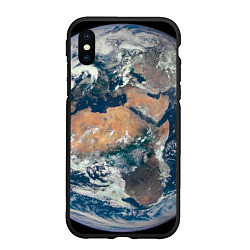 Чехол iPhone XS Max матовый Третья планета от Солнца Земля, цвет: 3D-черный