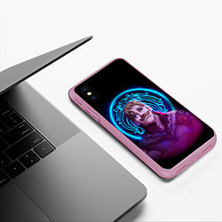 Чехол iPhone XS Max матовый ЭСКАНОР 7 СМРТЕНЫХ ГРЕХОВ НЕОН, цвет: 3D-розовый — фото 2