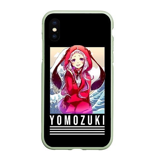 Чехол iPhone XS Max матовый Yomozuki - Kakegurui / 3D-Салатовый – фото 1