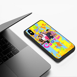 Чехол iPhone XS Max матовый Сваты - народный сериал, цвет: 3D-черный — фото 2
