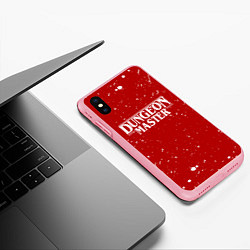Чехол iPhone XS Max матовый DUNGEON MASTER BLOOD ГАЧИМУЧИ КРАСНЫЙ, цвет: 3D-баблгам — фото 2