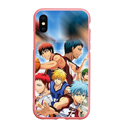 Чехол iPhone XS Max матовый KUROKO BASKETBALL КОМАНДА / 3D-Баблгам – фото 1