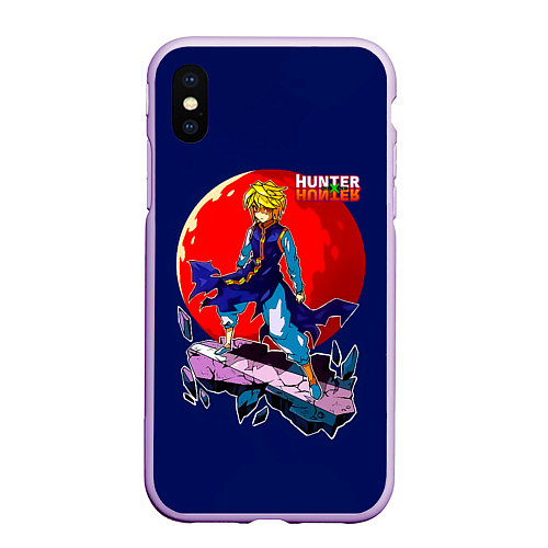 Чехол iPhone XS Max матовый Hunter x Hunter - Kurapika / 3D-Сиреневый – фото 1