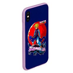 Чехол iPhone XS Max матовый Hunter x Hunter - Kurapika, цвет: 3D-сиреневый — фото 2