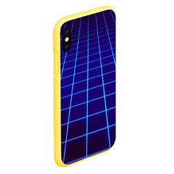 Чехол iPhone XS Max матовый NEON 3D WORLD, цвет: 3D-желтый — фото 2