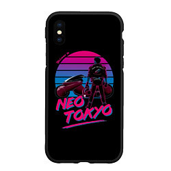 Чехол iPhone XS Max матовый Welkome to NEO TOKYO Akira, цвет: 3D-черный