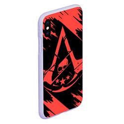 Чехол iPhone XS Max матовый Assassins creed creed, цвет: 3D-светло-сиреневый — фото 2