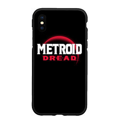 Чехол iPhone XS Max матовый Metroid Dread - Red Planet, цвет: 3D-черный