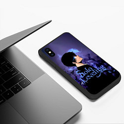 Чехол iPhone XS Max матовый Sung Jinwoo - Solo Leveling, цвет: 3D-черный — фото 2