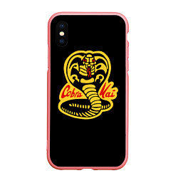 Чехол iPhone XS Max матовый Cobra Kai - Кобра Кай