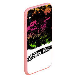 Чехол iPhone XS Max матовый Кобра Кай Cobra Kai Логотип, цвет: 3D-баблгам — фото 2