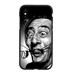 Чехол iPhone XS Max матовый Salvador Dali - grimace