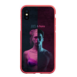 Чехол iPhone XS Max матовый Jules & Nate