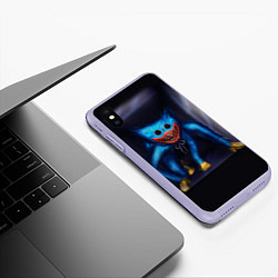 Чехол iPhone XS Max матовый POPPY PLAYTIME HAGGY WAGGY ПОППИ ПЛЕЙТАЙМ, цвет: 3D-светло-сиреневый — фото 2