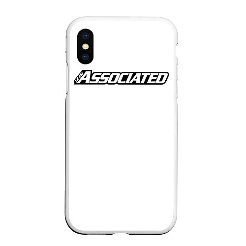 Чехол iPhone XS Max матовый Team Assotiated RC / 3D-Белый – фото 1