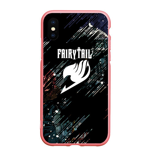 Чехол iPhone XS Max матовый Fairy tail хвост феи / 3D-Баблгам – фото 1