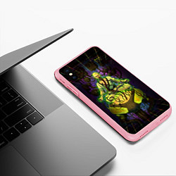 Чехол iPhone XS Max матовый Lotos meditation c, цвет: 3D-баблгам — фото 2