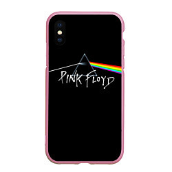 Чехол iPhone XS Max матовый PINK FLOYD - ПИНК ФЛОЙД, цвет: 3D-розовый