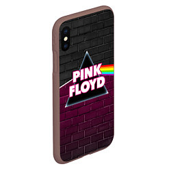 Чехол iPhone XS Max матовый PINK FLOYD ПИНК ФЛОЙД, цвет: 3D-коричневый — фото 2