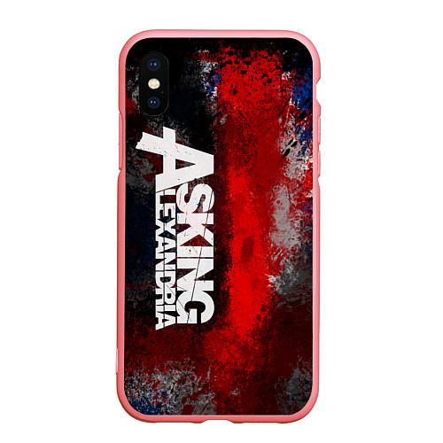 Чехол iPhone XS Max матовый Asking Alexandria British / 3D-Баблгам – фото 1