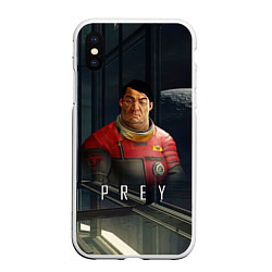 Чехол iPhone XS Max матовый Prey Инженер