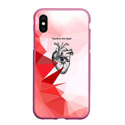 Чехол iPhone XS Max матовый Youre in my heart