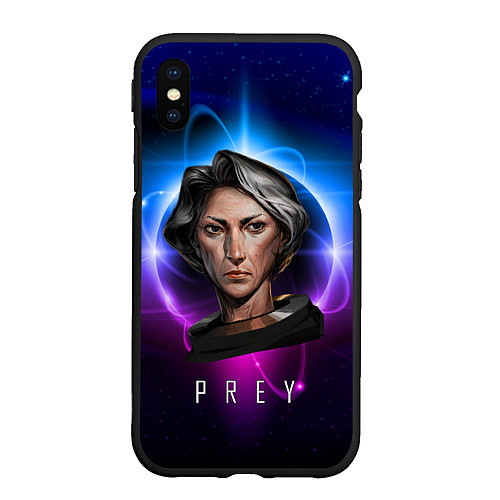 Чехол iPhone XS Max матовый PREY GIRL PLANET / 3D-Черный – фото 1