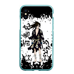 Чехол iPhone XS Max матовый Дороро Dororo, Хяккимару, цвет: 3D-мятный