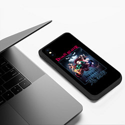 Чехол iPhone XS Max матовый Клинок, рассекающий демонов - плакат, цвет: 3D-черный — фото 2