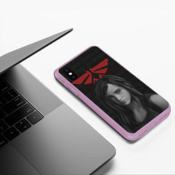 Чехол iPhone XS Max матовый Элли Бесценные минуты, цвет: 3D-сиреневый — фото 2