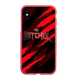 Чехол iPhone XS Max матовый The Witcher ГЕЙМЕРА супер игра