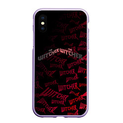 Чехол iPhone XS Max матовый The Witcher геймерам игра ведьмак