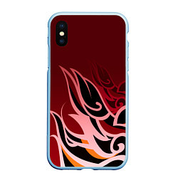 Чехол iPhone XS Max матовый ТОМА GENSHIN IMPACT, цвет: 3D-голубой