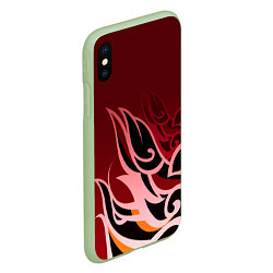 Чехол iPhone XS Max матовый ТОМА GENSHIN IMPACT, цвет: 3D-салатовый — фото 2