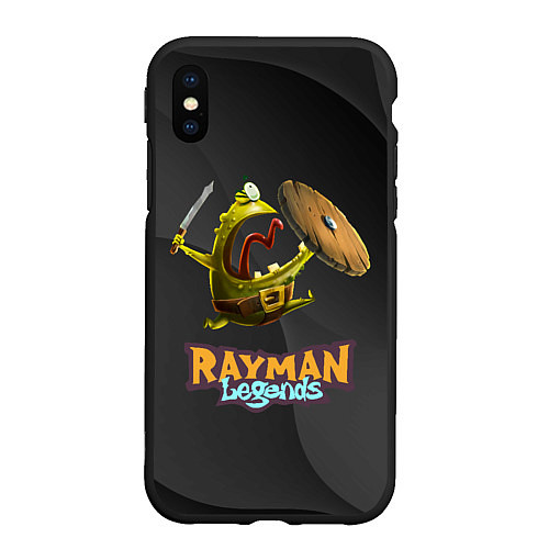 Чехол iPhone XS Max матовый Rayman Legends Black / 3D-Черный – фото 1