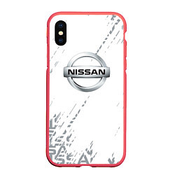 Чехол iPhone XS Max матовый Ниссан nissan Паттерн