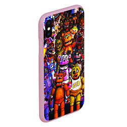 Чехол iPhone XS Max матовый Fnaf UCN, цвет: 3D-розовый — фото 2