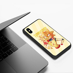 Чехол iPhone XS Max матовый Sunnydrop fnaf, цвет: 3D-черный — фото 2